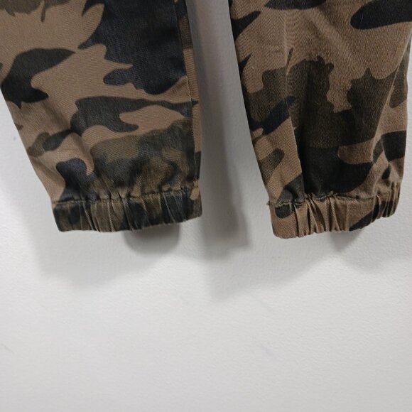 I & M Jeans, Camo Cargo Jogger Pants, Belted, Size Small, Tactical, Utility - Picture 7 of 14